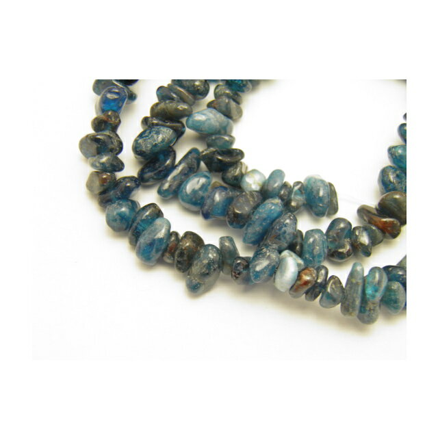 【さざれビーズ】アパタイト (中粒) ブルー 40cm 天然石 パワーストーン / インペリアルオーラ おしゃれ かわいい オシャレ 可愛い プレゼント ギフト 贈り物