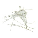 【20個セット】 丸ピン 0.6×50mm プラチナ色 アクセサリー 製作パーツ / 天然石、パワーストーンの専門店インペリアルオーラ おしゃれ かわいい オシ...