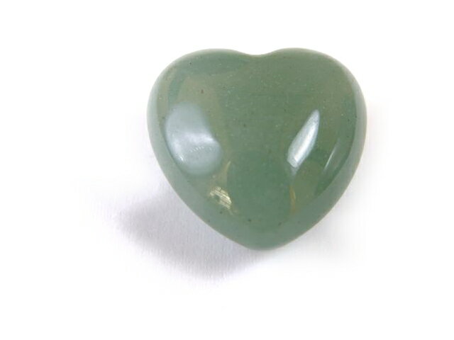 誕生石 5月 ハート アベンチュリン/インド翡翠(Aventurine)/Sサイズ/沈着/勇敢/聡明/お守り 1個売り 天然石 パワーストーン / インペリアル...