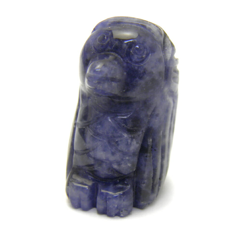 アマビエ ソーダライト 妖怪 天然石 置物 彫り物 インテリア ギフト 天然石 パワーストーン プチギフト 転勤 退職 お礼 母の日 敬老の日 ギフト / イン...