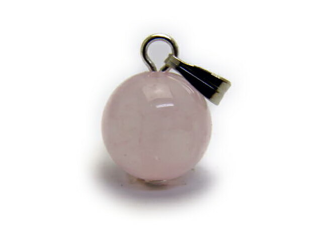 丸玉ペンダントトップ ローズクォーツ 10mm 天然石 風水 パワーストーン / インペリアルオーラ おしゃれ かわいい オシャレ 可愛い プレゼント ギフト ...