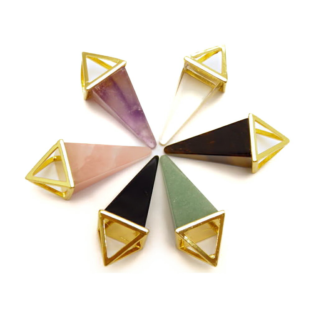 選べる6種類 天然石 【ペンダントトップ】ダウジングペンダント パワーストーン プチギフト 転勤 退職 お礼 母の日 敬老の日 ギフト / インペリアルオーラ ...