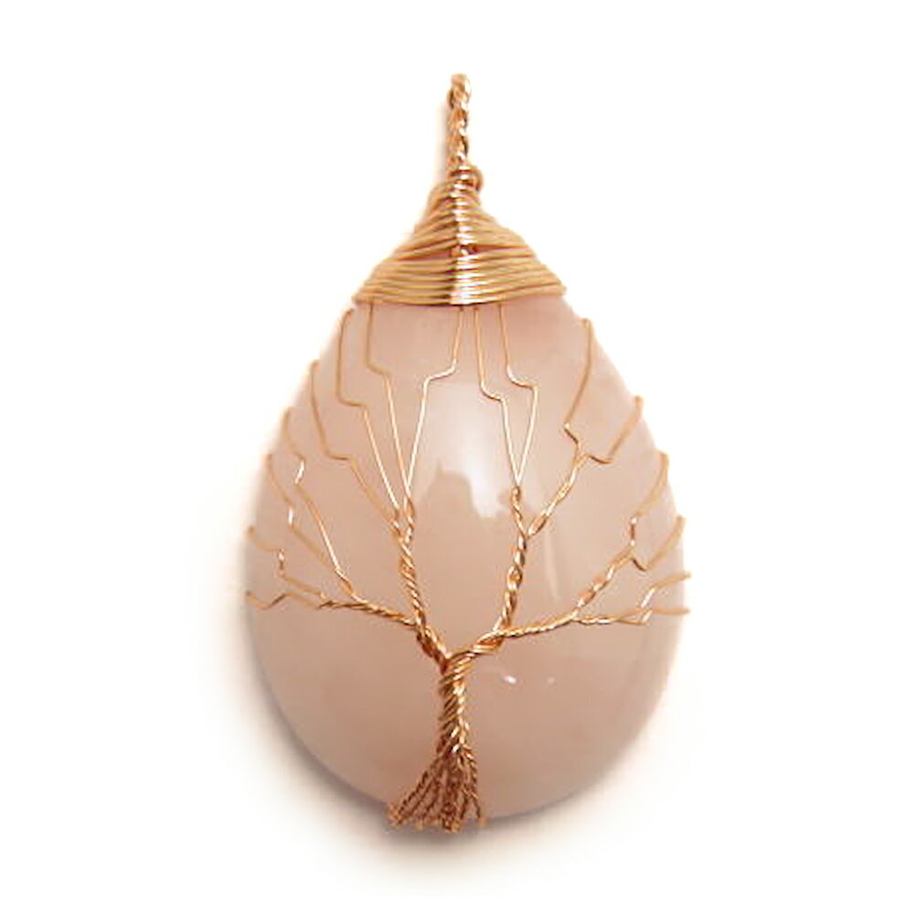 ローズクォーツ 生命の樹 ペンダントトップ 天然石 風水 パワーストーン / インペリアルオーラ おしゃれ かわいい オシャレ 可愛い プレゼント ギフト 贈り...