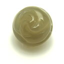 丸型 グレーオニキスAAA ラウンドローズ(薔薇)カット10mm 一粒売り 手作りにオススメ! バラ売り 天然石 パワーストーン / インペリアルオーラ おしゃ...