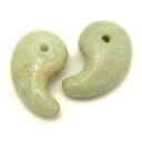 天然石 勾玉 M アマゾナイト 天河石 ロシア 勾玉 天然石勾玉 バラ売り 勾玉パワーストーン 勾玉 現代勾玉 パワーストーン勾玉 パワーストーン / インペリ...