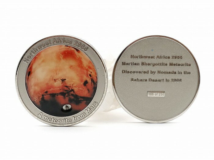 シャーゴッタイト隕石 メダル 限定 3mm前後 送料無料 / 天然石、パワーストーンの専門店インペリアルオーラ おしゃれ かわいい オシャレ 可愛い プレゼント...