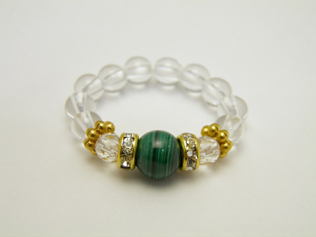 マラカイト AAA 6mm リング（指輪）レディース リング（指輪） パワーストーン / インペリアルオーラ おしゃれ かわいい オシャレ 可愛い プレゼント ギフト 贈り物