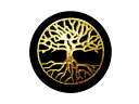 生命の樹 オニキス 彫刻ビーズ(金色入り)12mm 【彫刻 一粒売りビーズ】 天然石 風水 パワーストーン / インペリアルオーラ おしゃれ かわいい オシャレ...