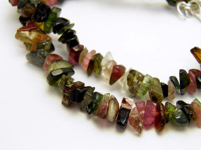 【ブレスレット】さざれチップ マルチトルマリン 天然石 パワーストーン / インペリアルオーラ おしゃれ かわいい オシャレ 可愛い プレゼント ギフト 贈り物