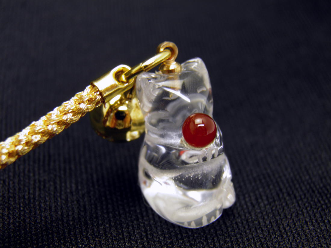 風水猫根付 ストラップ 赤メノウ パワーストーン プチギフト 転勤 退職 お礼 母の日 敬老の日 ギフト / インペリアルオーラ おしゃれ かわいい オシャレ 可愛い プレゼント ギフト 贈り物