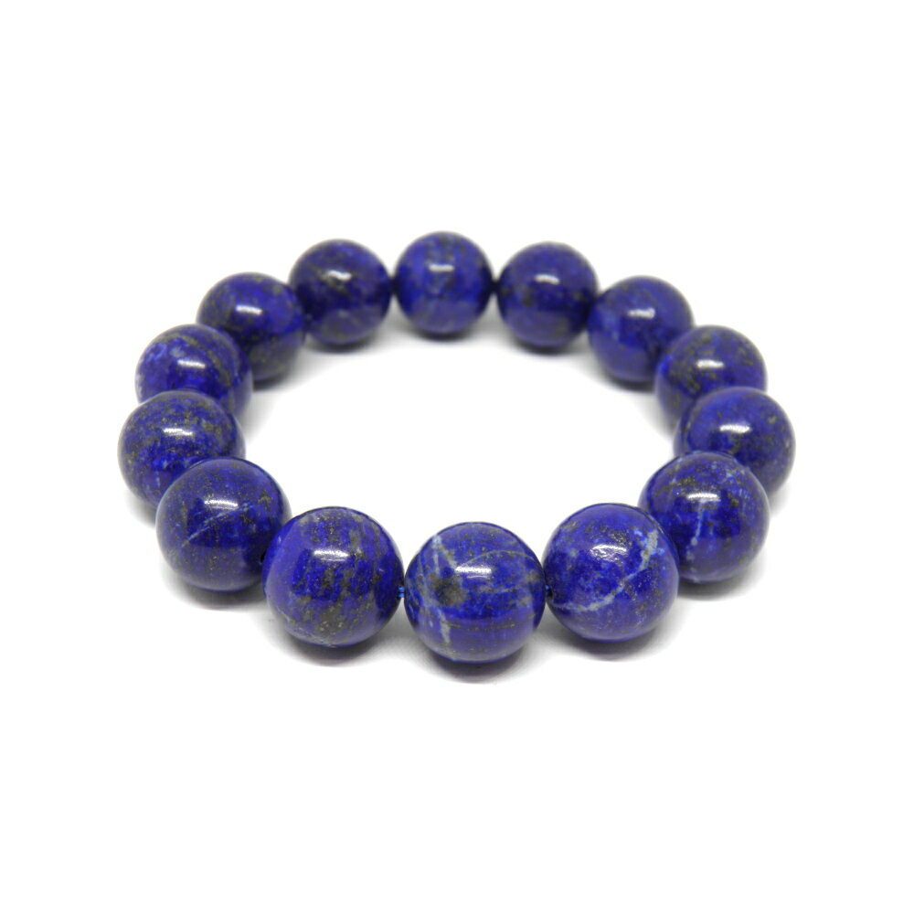ラピスラズリAA 14mm 一連ブレスレット No1 天然石 パワーストーン / インペリアルオーラ おしゃれ かわいい オシャレ 可愛い プレゼント ギフト ...