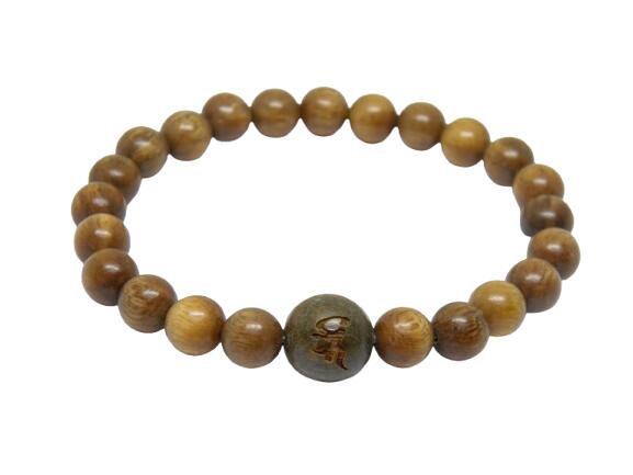 バイ 薬師如来 檀香樹 梵字玉 12mm ブレスレット 天然石 パワーストーン プチギフト 転勤 退職 お礼 母の日 敬老の日 クリスマス ギフト / インペリ...