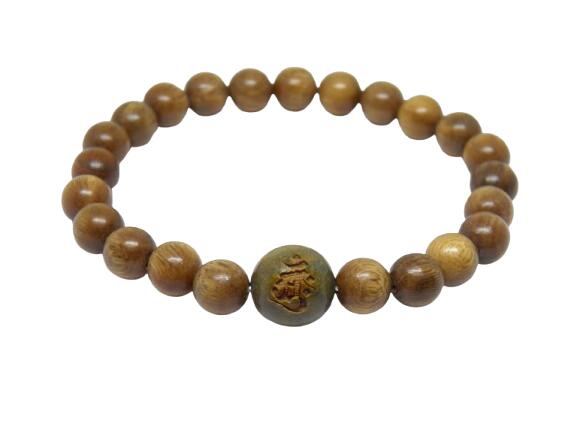 アーンク 大日如来 檀香樹 梵字玉 12mm ブレスレット 天然石 パワーストーン プチギフト 転勤 退職 お礼 母の日 敬老の日 クリスマス ギフト / イン...