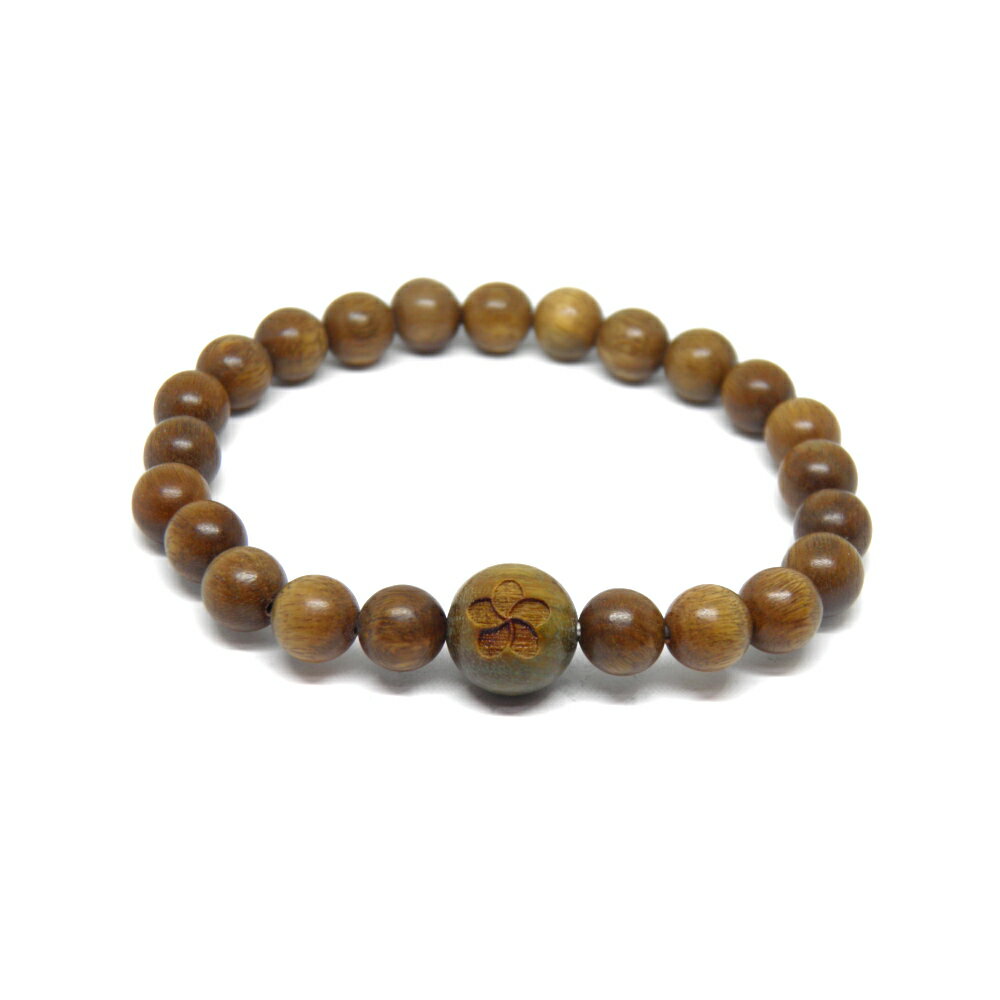 プルメリア 檀香樹 梵字玉 12mm ブレスレット 天然石 パワーストーン プチギフト 転勤 退職 お礼 母の日 敬老の日 クリスマス ギフト / インペリアル...