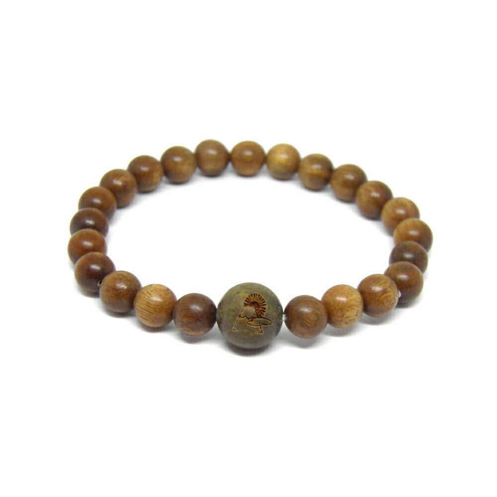 富士山 檀香樹 梵字玉 12mm ブレスレット 天然石 パワーストーン プチギフト 転勤 退職 お礼 母の日 敬老の日 クリスマス ギフト / インペリアルオー...