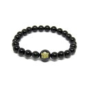 ガネーシャ オニキス 金彫り 12mm ブレスレット 天然石 パワーストーン プチギフト 転勤 退職 お礼 母の日 敬老の日 クリスマス ギフト / インペリア...