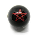スター オニキス 赤彫り 五芒星 10mm 【レーザー彫刻ビーズ・彫りビーズ 】Pentagram ペンタグラム 天然石 パワーストーン / インペリアルオーラ...