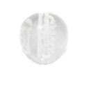 六字真言 水晶素彫り 12mm玉ビーズ 【穴あり一粒売りビーズ】 アクセサリー 製作パーツ / 天然石、パワーストーンの専門店インペリアルオーラ おしゃれ かわ...
