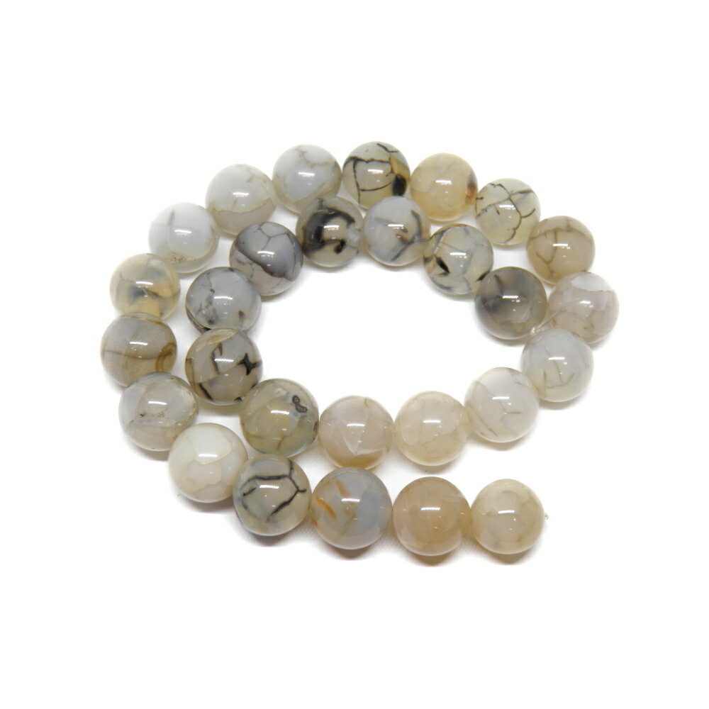 龍紋メノウ 14mm 一連 パワーストーン / インペリアルオーラ おしゃれ かわいい オシャレ 可愛い プレゼント ギフト 贈り物