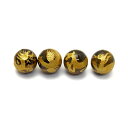 四神獣彫刻ビーズ タイガーアイ金彫り 14mm 青龍・朱雀・白虎・玄武 セット 天然石 パワーストーン / インペリアルオーラ おしゃれ かわいい オシャレ 可愛い プレゼント ギフト 贈り物