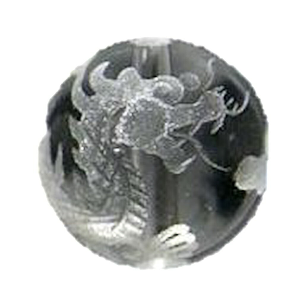 皇帝の五爪龍 水晶素彫り 8mm 【彫刻 一粒売りビーズ】 / 天然石、パワーストーンの専門店インペリアルオーラ おしゃれ かわいい オシャレ 可愛い プレゼン...