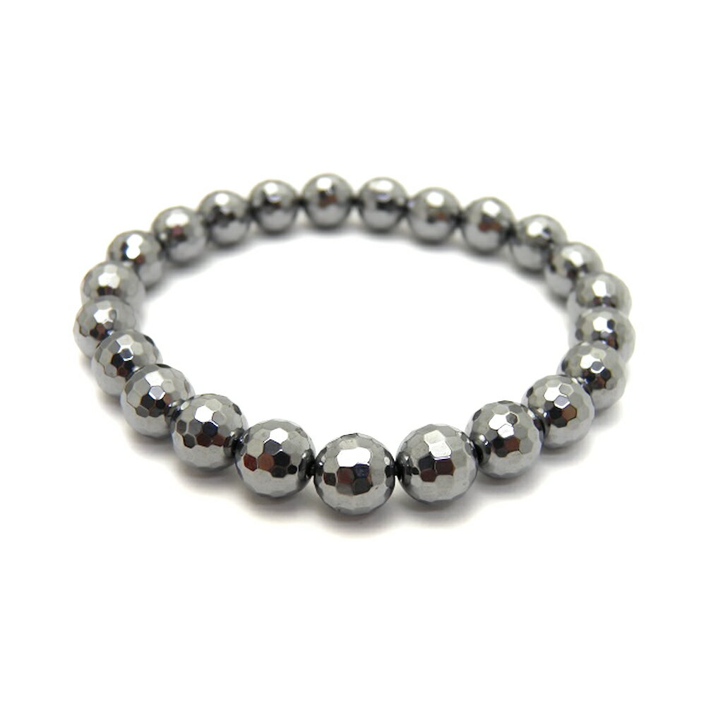 テラヘルツ(シリコン)ブレスレット 128面ミラーボールカット 高品質 8mm 人工石 パワーストーン プチギフト 転勤 退職 お礼 お祝い 誕生日 母の日 敬...