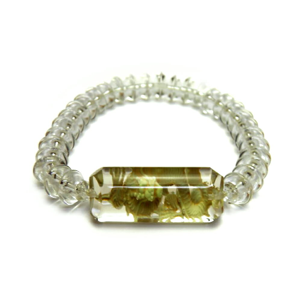 龍(夜光)ブレスレット 約35mm×15mm プレート 天然石 パワーストーン プチギフト 転勤 退職 お礼 母の日 敬老の日 クリスマス ギフト / インペリ...