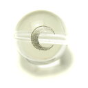 占星術 月 水晶(銀彫り) 12mm【彫刻 一粒売りビーズ】 天然石 風水 パワーストーン / インペリアルオーラ おしゃれ かわいい オシャレ 可愛い プレゼ...