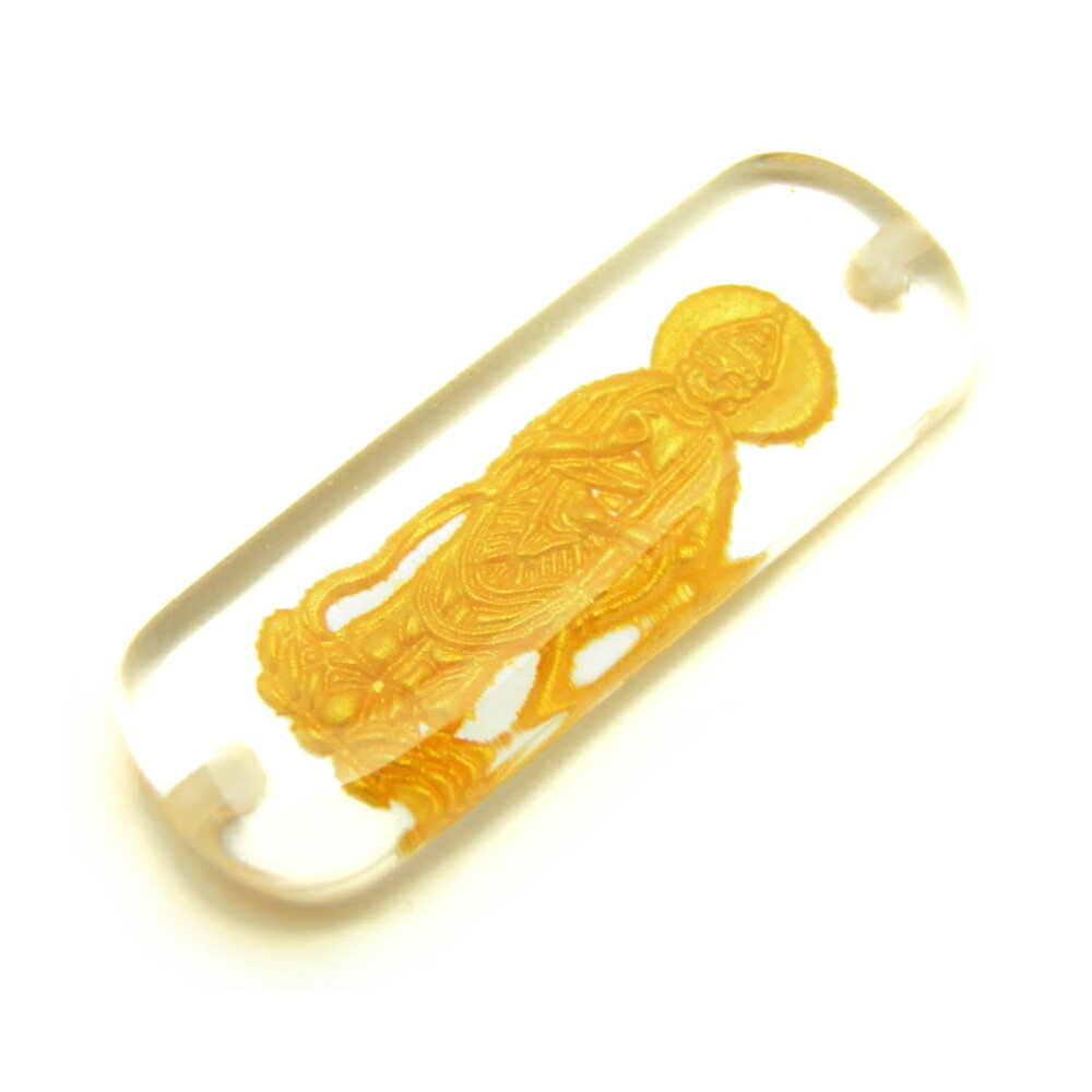 八大観音(大日如来) 水晶金彫りプレート 【穴あり一粒売りビーズ】 / 天然石、パワーストーンの専門店インペリアルオーラ おしゃれ かわいい オシャレ 可愛い ...