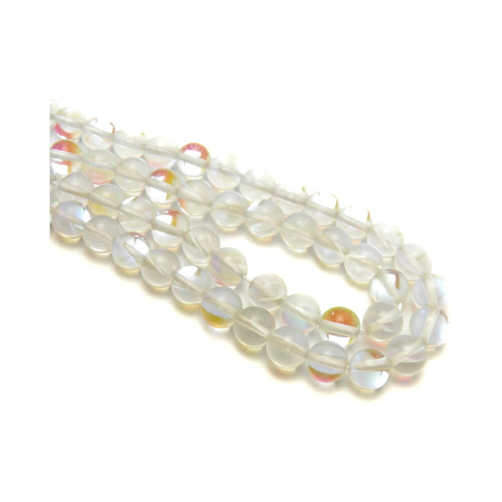 【丸ビーズ】オーロラレインボー 8mm 一連 パワーストーン / インペリアルオーラ おしゃれ かわいい オシャレ 可愛い プレゼント ギフト 贈り物