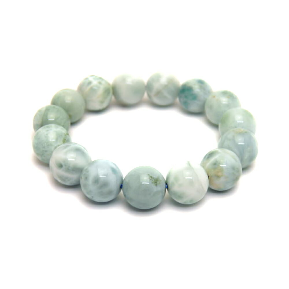 Premium_Endlessブレスレット ラリマー 13.8mmブレスレット 現品 三大ヒーリングストーン 送料無料 天然石 パワーストーン プチギフト 転勤...