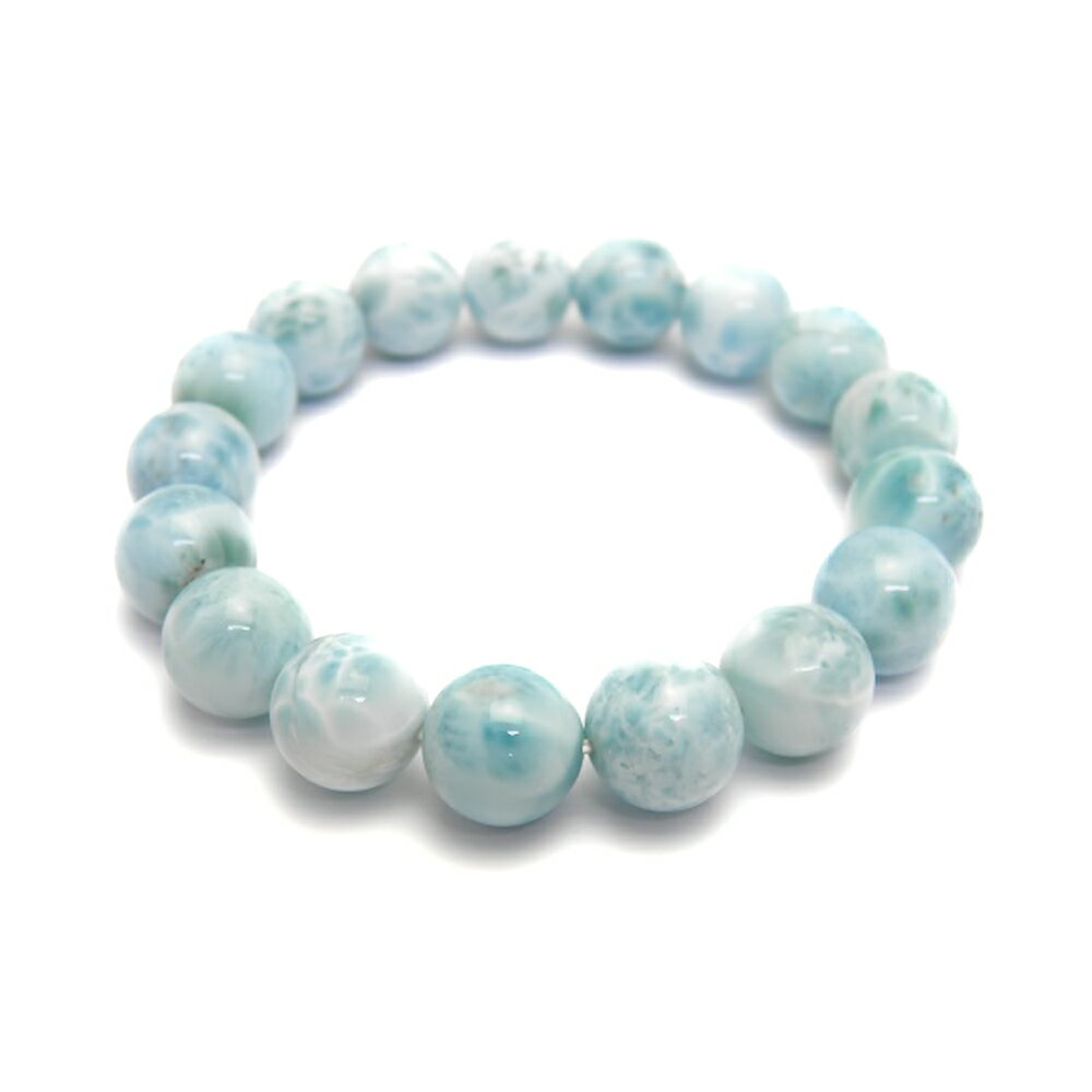 Premium_Endlessブレスレット AAA ラリマー 12mmブレスレット 現品 三大ヒーリングストーン 送料無料 天然石 パワーストーン プチギフト ...