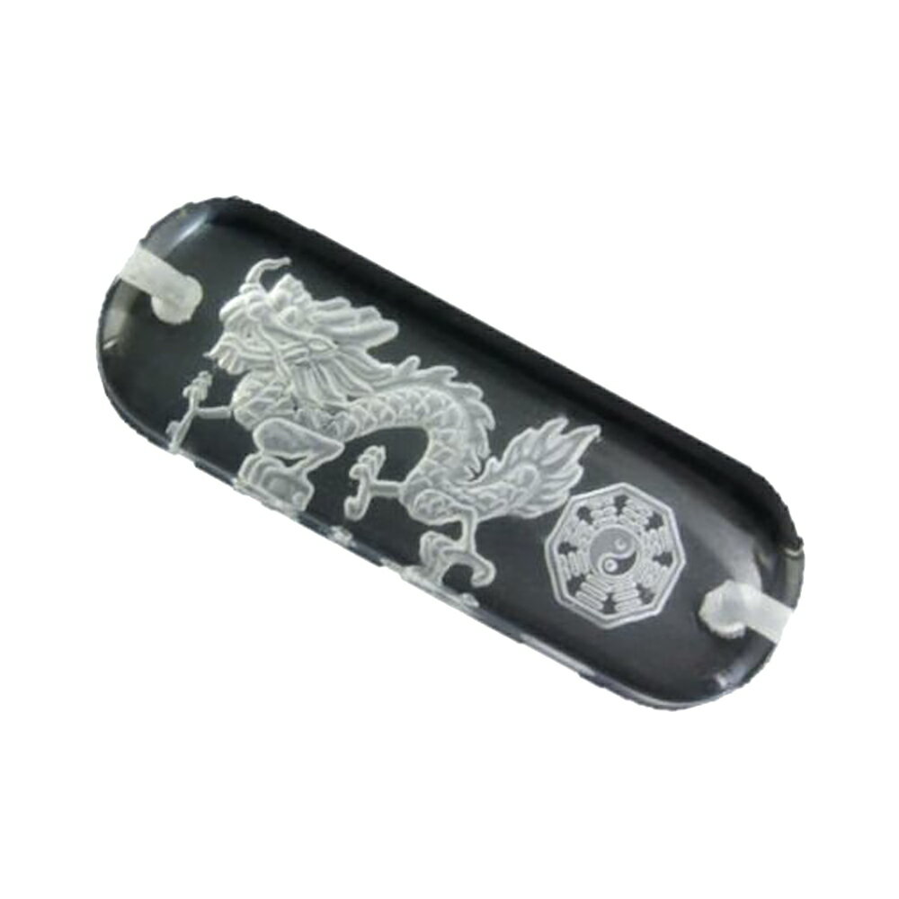 八卦　水晶 デザインAタイプ ブラジル産水晶 陰陽太極八卦彫り ペンダントトップ