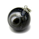 丸玉ペンダントトップ 天眼石 20mm 天然石 風水 パワーストーン / インペリアルオーラ おしゃれ かわいい オシャレ 可愛い プレゼント ギフト 贈り物