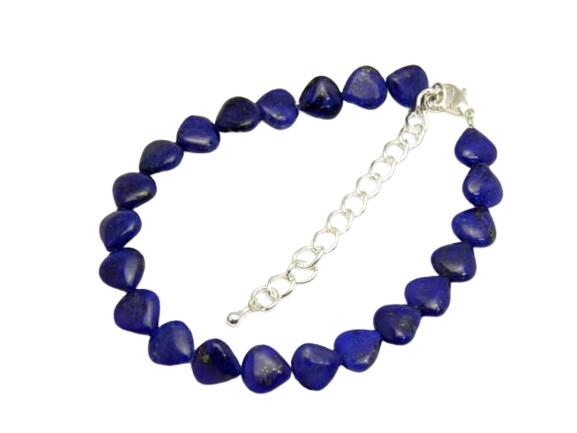 ラピスラズリ ハート型 (3A) 8mm ブレスレット 送料無料 天然石 パワーストーン / インペリアルオーラ おしゃれ かわいい オシャレ 可愛い プレゼン...