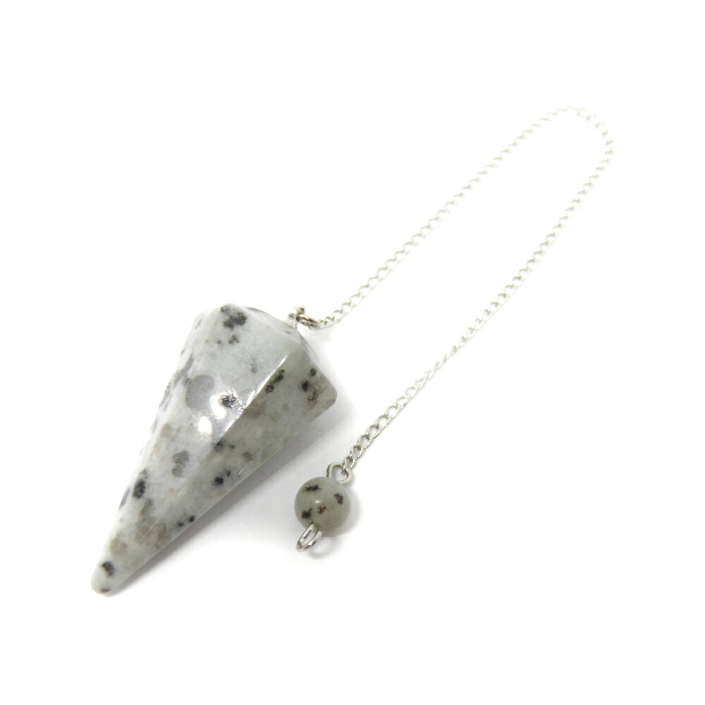 ペンデュラム (カット) 天山ブルー ジャスパー 1個売り ダウジング ヒーリ...