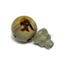 親玉・ボサ玉セット 12mm 檀香樹 サ・観世音菩薩 梵字 数珠 (念珠)彫刻ビーズ・彫りビーズ / 天然石、パワーストーンの専門店インペリアルオーラ おしゃれ...