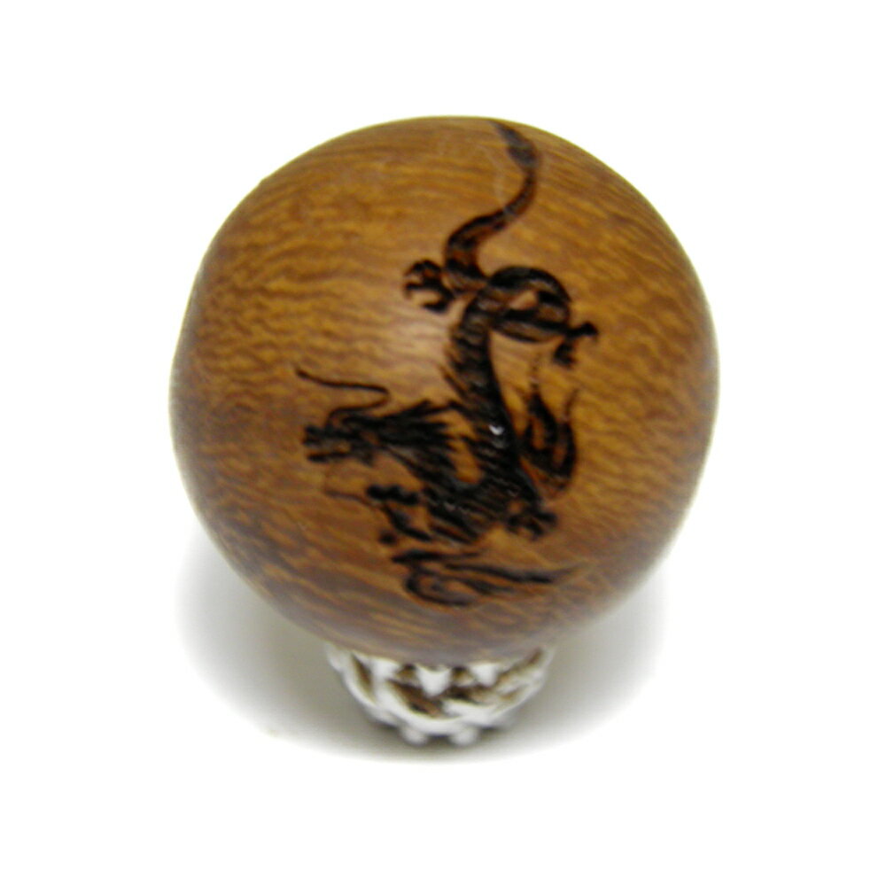 カカオ 大粒 龍 ウッドビーズ 20mm玉ビーズ 横穴 一粒売り パワーストーン / インペリアルオーラ おしゃれ かわいい オシャレ 可愛い プレゼント ギフト 贈り物