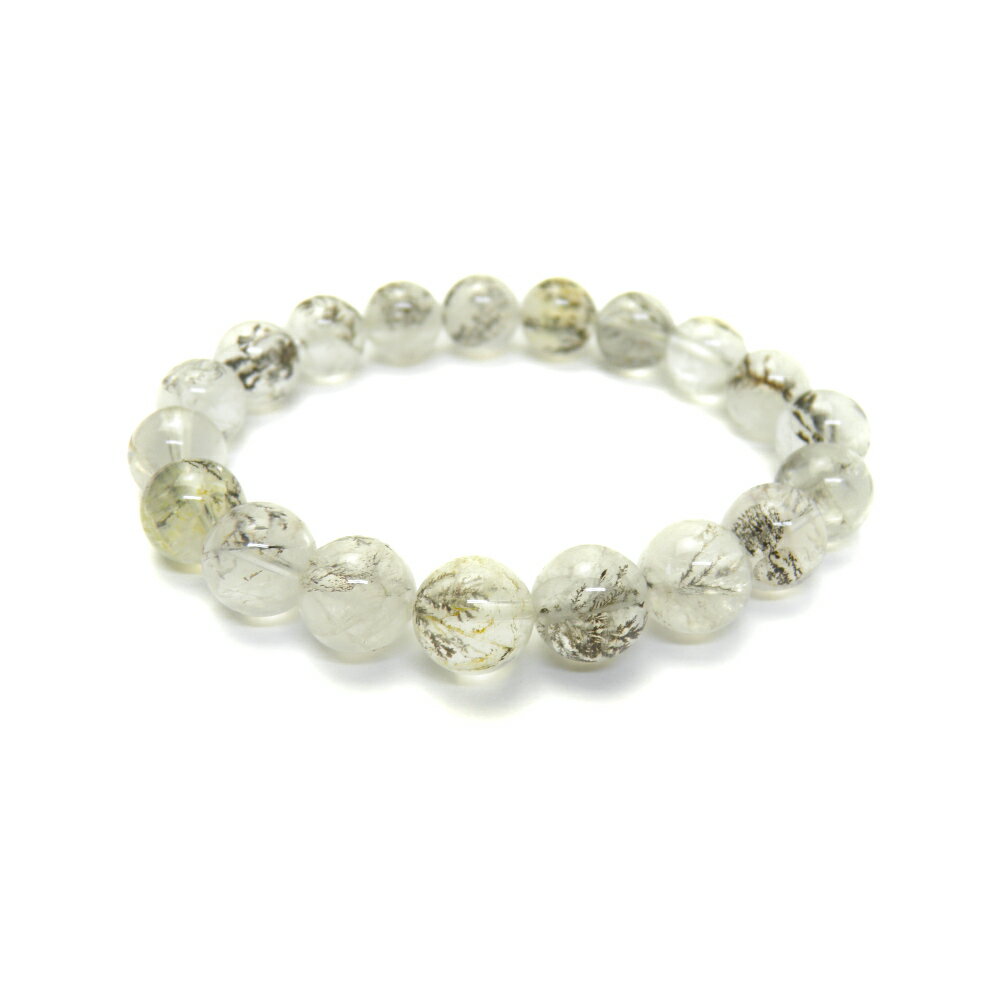 デンドリチッククォーツ ブレスレット ブラジル産 11mm 現品 天然石 パワーストーン / インペリアルオーラ おしゃれ かわいい オシャレ 可愛い プレゼン...