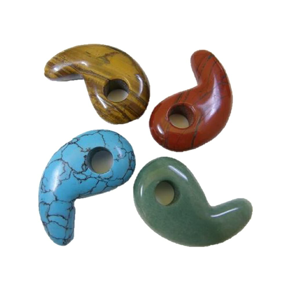 天然石 でっかい 勾玉 50mm 大勾玉 アベンチュリン ターコイズ タイガーアイ レッドジャスパー パワーストーン / インペリアルオーラ おしゃれ かわいい...