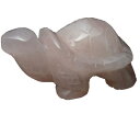 【ミニ彫り物】 かめ 亀 ローズクォーツ 50×30×25mm 1個売り 天然石 パワーストーン プチギフト 転勤 退職 お礼 母の日 敬老の日 クリスマス ギフト / インペリアルオーラ おしゃれ かわいい オシャレ 可愛い プレゼント ギフト 贈り物