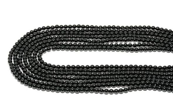 オニキス 2mm玉 一連 天然石 パワーストーン / インペリアルオーラ おしゃれ かわいい オシャレ 可愛い プレゼント ギフト 贈り物