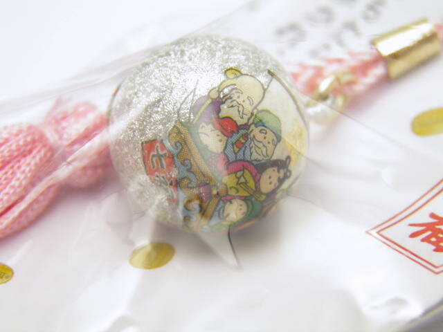 七福神 宝鈴 根付 携帯ストラップ 父の日 母の日 敬老の日ギフト パワーストーン / インペリアルオーラ おしゃれ かわいい オシャレ 可愛い プレゼント ギ...