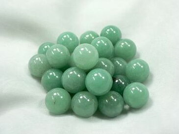 アベンチュリン/インド翡翠(Aventurine)/沈着/勇敢/聡明/お守り 丸玉 10mm 【穴なし一粒売りビーズ】 天然石 パワーストーン