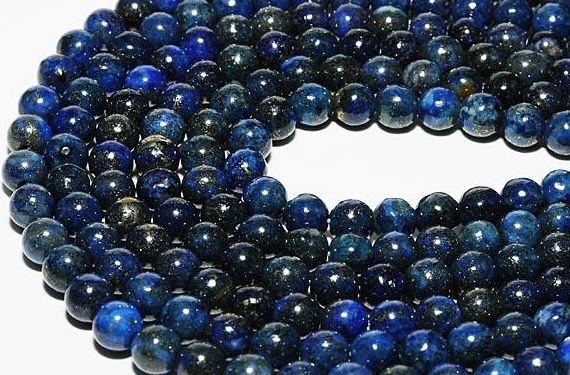 ラピスラズリ (ST) 4mm玉 一連 天然石 パワーストーン / インペリアルオーラ おしゃれ かわいい オシャレ 可愛い プレゼント ギフト 贈り物