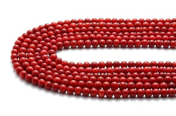 赤珊瑚 4mm 一連 風水 パワーストーン / インペリアルオーラ おしゃれ かわいい オシャレ 可愛い プレゼント ギフト 贈り物