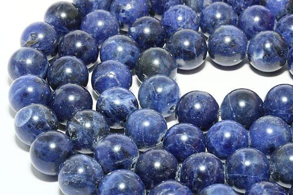 ソーダライト 12mm 一連 天然石 パワーストーン / インペリアルオーラ お...