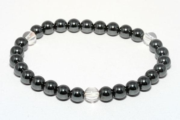 【6mmシンプル3´sブレスレット】 ヘマタイト 天然石 パワーストーン プチギフト 転勤 退職 お礼 母の日 敬老の日 クリスマス ギフト / インペリアルオ...