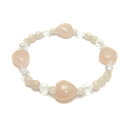 【ブレスレット】新ハート ローズクォーツ 天然石 パワーストーン / インペリアルオーラ おしゃれ かわいい オシャレ 可愛い プレゼント ギフト 贈り物