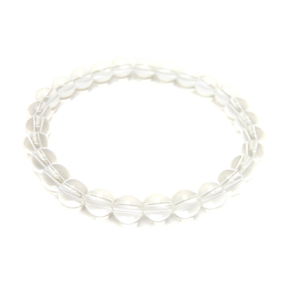 【ENDLESS_6mmブレスレット】 水晶 AAA (6mm玉) シンプルブレスレット 天然石 パワーストーン / インペリアルオーラ おしゃれ かわいい オ...